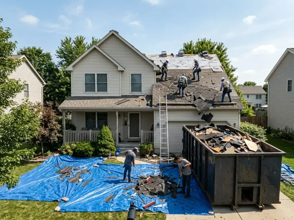 roof-replacement-debris-remova-004 — frequently asked questions, Cheapest Dumpster Rentals in Wauconda, IL